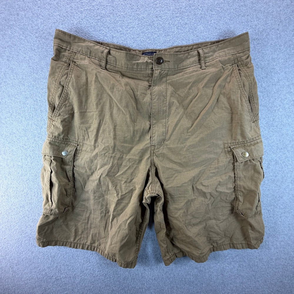 Levi Strauss & Co Mens Brown Ripstop Cargo Shorts Utility Hiking Workwear 38W